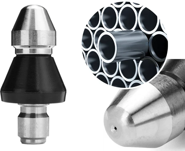 Outil de nettoyage des égouts, buse haute pression