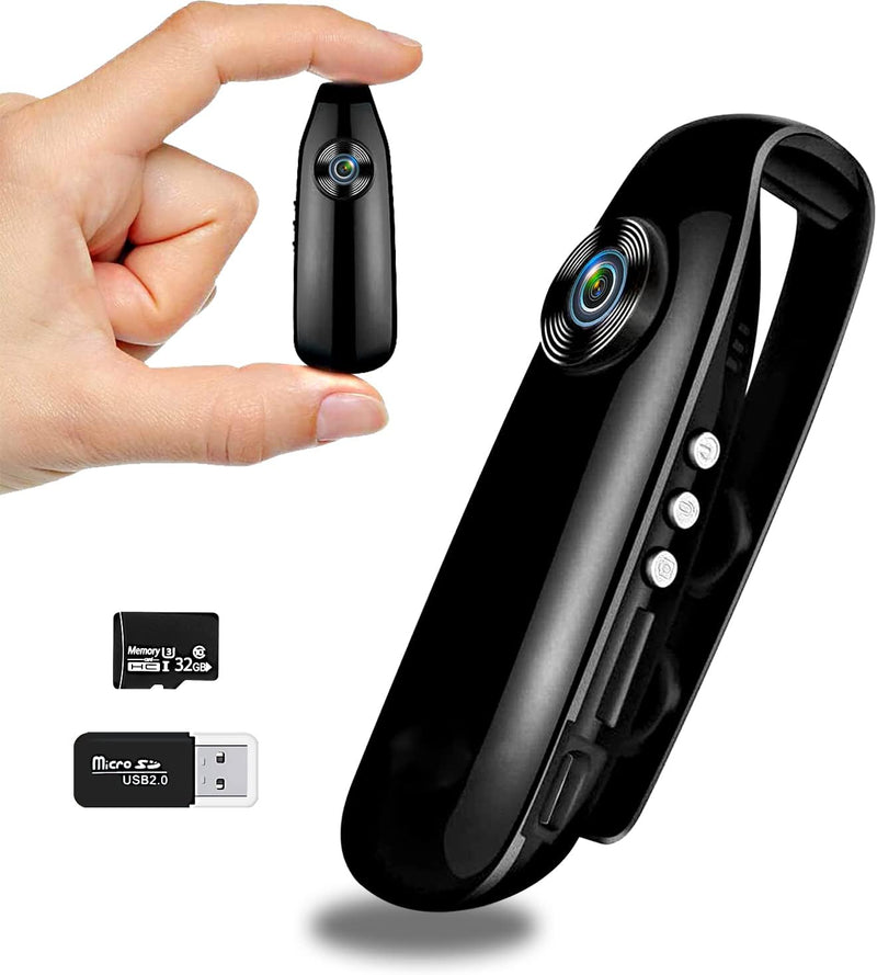 Mini Camera Full HD 1080P Portable Video Recorder Body Camera