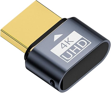 4K HDMI Dummy Plug - Virtual Monitor Display Emulator