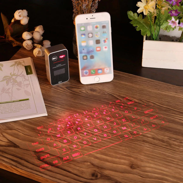 Bluetooth Mini Virtual Laser Keyboard avec souris