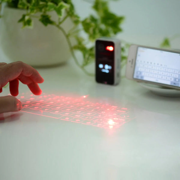 Bluetooth Mini Virtual Laser Keyboard avec souris