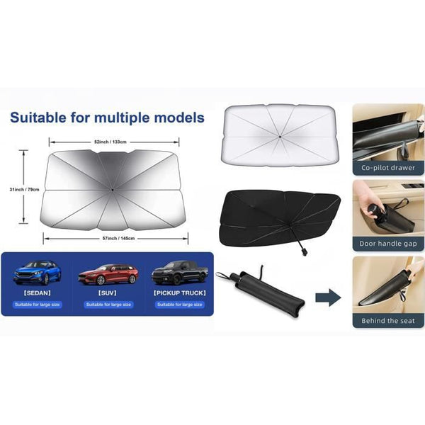 Pare-brise Pare-soleil pliable voiture Parasol